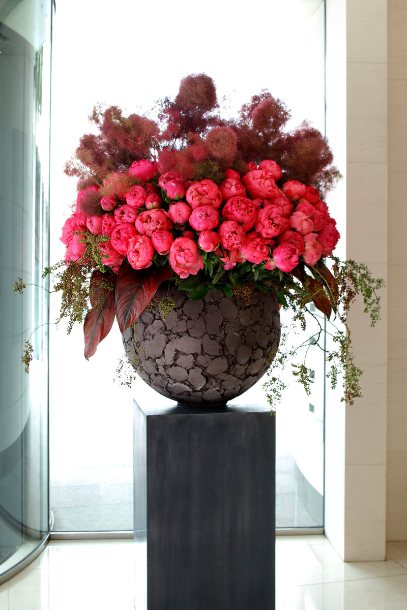 Bloemenarchitectuur in beweging